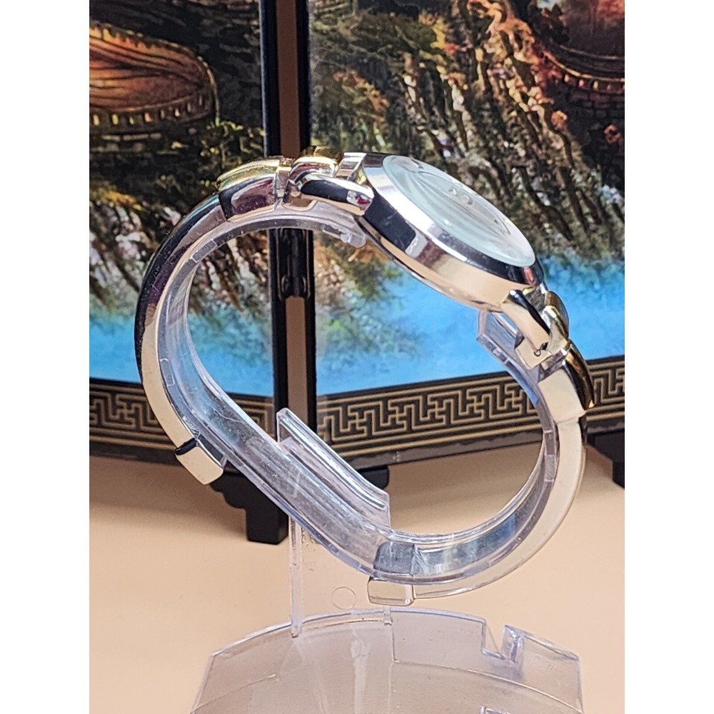 STUDIO Gold & Silver Tone Cuff Watch Adjustable Very Comfortable FREE $HIPPING!! - Picture 5 of 8